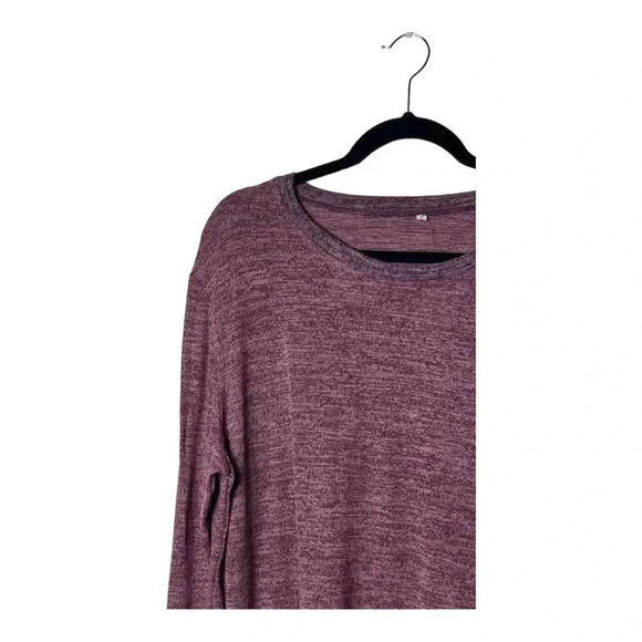 1311. NO BRAND LONG SLEEVE TOP SIZE X-LARGE PURPLE/PINK‎ IN COLOR LIGHTWEIGHT - Picture 3 of 9